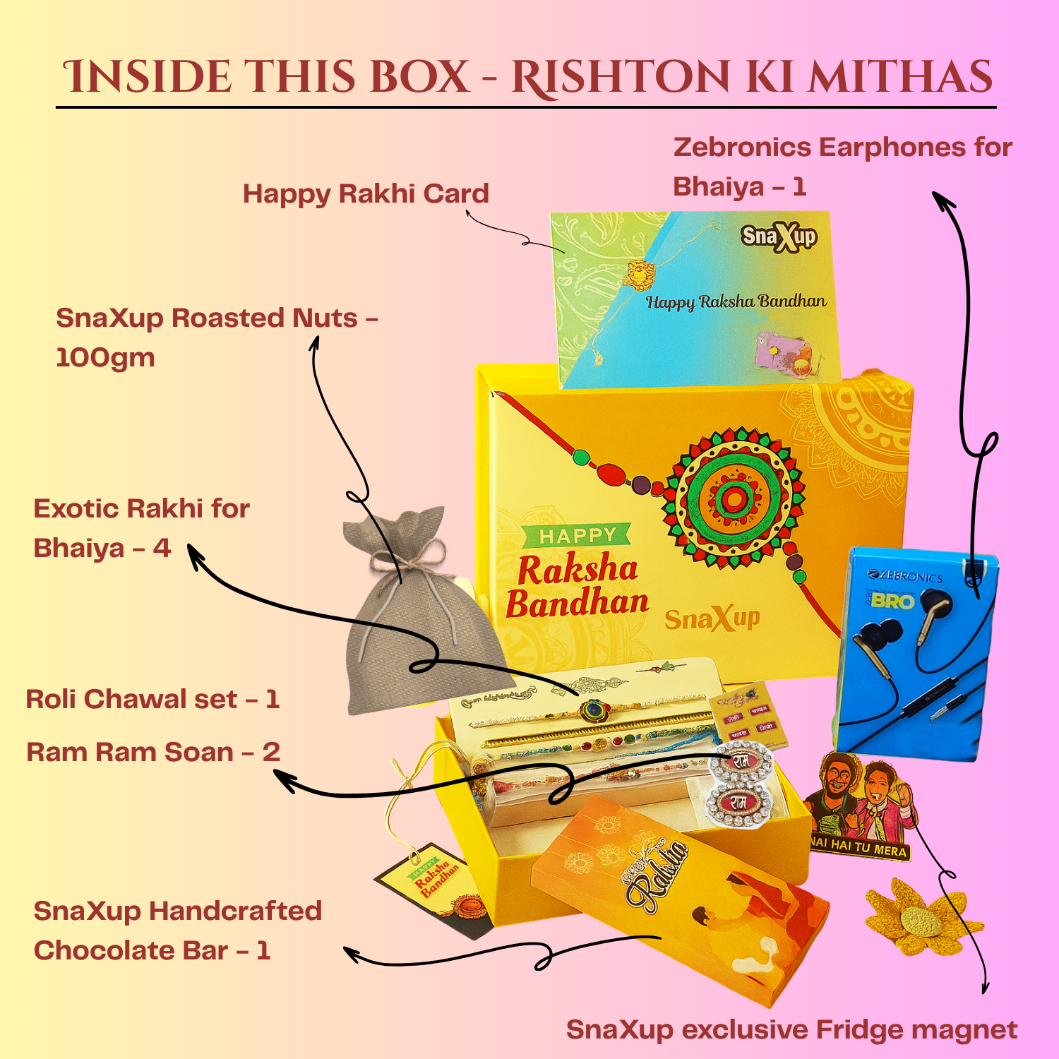 Rishton ki Mithaas Rakhi Gift Hamper